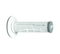 REVETEMENT POIGNEE PROGRIP MOTO OFF ROAD 802 DOUBLE DENSITE GEL GRIS-BLANC