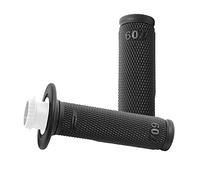 REVETEMENT POIGNEE PROGRIP OFF ROAD 709 SIMPLE DENSITE DIAMOND WAFFLE NOIR 115mm (AVEC LOCK ON - LIVRER AVEC 7 EMBOUTS 2T ou 4T) (PAIRE) (CROSS-MX)