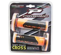 Progrip Poignées MX 801-296 – Double densité – Orange fluo/Noir