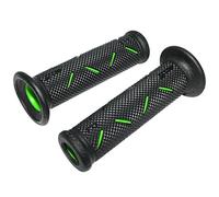 REVETEMENT POIGNEE PROGRIP ON ROAD 717 DOUBLE DENSITE OPEN END NOIR-VERT 122mm