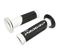REVETEMENT POIGNEE PROGRIP ON ROAD 732 DOUBLE DENSITE OPEN END NOIR-BLANC 125mm