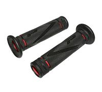 Progrip Poignées Strada 838-OE-149 – Double densité Rouge/Noir