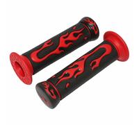 Revetement poignee replay scoot flaming rouge - closed end (paire)