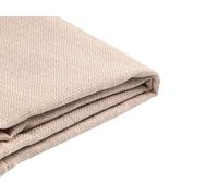 Revêtement pour Cadre de Lit Double en Tissu Beige 140 x 200 cm Classique Fitou