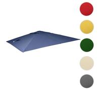 Revêtement pour parasol de luxe MCW-A96, 3x4m (Ø5m) polyester 3,5kg ~ bleu