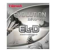 Revêtement raquette tennis de table Tibhar Evolution EL-D R Rouge 1,5 mm