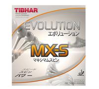 Revêtement raquette tennis de table Tibhar Evolution MX-S R Rouge 1,7/1,8 mm
