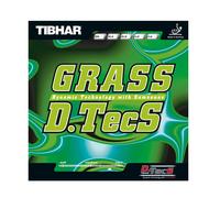 Revêtement raquette tennis de table Tibhar Grass D.TecS R Rouge 1,2 mm