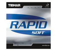 Revêtement raquette tennis de table Tibhar Rapid Soft R Rouge 2 mm