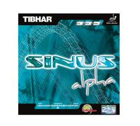 Revêtement raquette tennis de table Tibhar Sinus Alpha S Noir 2 mm