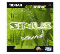 Revêtement raquette tennis de table Tibhar Sinus Sound S Noir 2 mm