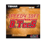 Revêtement raquette tennis de table Tibhar Speedy Soft D.TecS R Rouge 2 mm