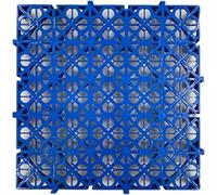 Revêtement sol extérieur emboîtable pour jardin, Tapis de sol drainage modulaires à emboîtement, multicolores, 40x40x4cm, paquet 4 20 pièces(Blue,20 pieces)