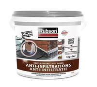 Rubson revêtement Waterproof Anti fuite Gris 1kg pour réparation et étanchéité, protecteur de toiture à base de silicone