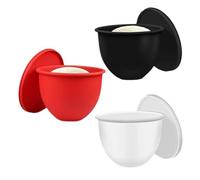 Revêtements de Bol en Silicone pour Robot Culinaire - Insert pour Plateau Réutilisable 4,7 L | Housse de Bol de Mélange 3 Pièces - pour Mélanger Cuire Pâtisser Micro-ondes Four Lave-vaisselle