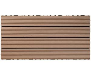 Revêtements De Sol en Bois Intérieurs Et Extérieurs, Carreaux De Sol De Terrasse en Bois Imbriqués, Carreaux De Terrasse en Bois Composite Plastique, Carreaux De Terrasse De Patio, C, 1 Pack