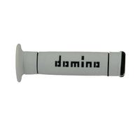 Domino Paire de poignées Trial Full Grip – gris/noir (boutons de moto)