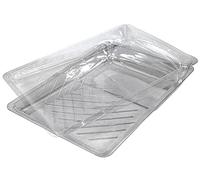 Revêtements pour bacs à Peinture Faithfull - Revêtements jetables pour bacs de 230 mm (9 Pouces) pour des changements de Couleur faciles et Une Peinture sans dégâts - Lot de 5