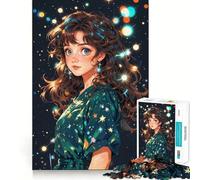 Rêveur étoilé︰ Élégance Cosmique Puzzle de 1000 pièces pour Adolescents Jeu de logique Passe-Temps Calme Découpe précise Cadeau Exquis 50x75cm