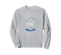 Reveur House Blue Dreamers Sanctuary Nuit étoilée Fantaisie Sweatshirt, Unisexe pour Adultes, Gris Chiné, M