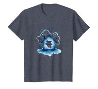 Reveur House Blue : House of Dreams Starry Night Whimsy T-Shirt, Enfant, Bleu Chiné, 4 Ans