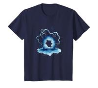 Reveur House Blue : House of Dreams Starry Night Whimsy T-Shirt, Enfant, Bleu Marine, 2 Ans