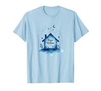Reveur House Blue : House of Dreams Starry Night Whimsy T-Shirt, Homme, Bleu Céleste, L