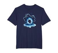Reveur House Blue : House of Dreams Starry Night Whimsy T-Shirt, Homme Grandes Tailles, Bleu Marine, 4X Tall