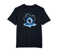 Reveur House Blue : House of Dreams Starry Night Whimsy T-Shirt, Homme Grandes Tailles, Noir, 4X Tall