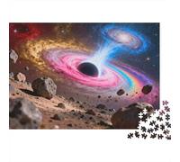 rêveux Puzzle 1000 Pièces Univers Galaxie Puzzle en Carton Qualité Premium Puzzle Adulte Difficile Puzzle Familial Vacances 52x38cm/1000pcs
