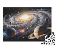 rêveux Puzzle 1000 Pièces Univers Galaxie Puzzle en Carton Qualité Premium Puzzle Adulte Difficile Puzzle Familial Cadeau Adulte 52x38cm/1000pcs