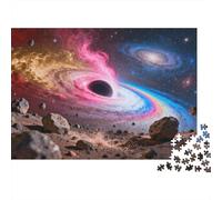 rêveux Puzzle 1000 Pièces Univers Galaxie Puzzle en Carton Qualité Premium Puzzle Adulte Difficile Puzzle Familial Noël 70x50cm/1000pcs