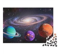 rêveux Puzzle 1000 Pièces Univers Galaxie Puzzle en Carton Qualité Premium Puzzle Adulte Éduchatif Puzzle Familial Cadeau Adulte 70x50cm/1000pcs