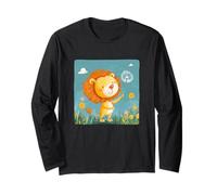 Rêvez grand comme un lion avec cette touche de pissenlit Manche Longue