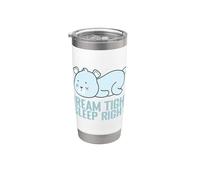 Rêvez serré, dormez bien! Pyjama grenouillère Gobelet isotherme en acier inoxydable double paroi