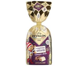 REVILLON Papillotes Pétards Bouchées au chocolat au lait et blanc 300 g