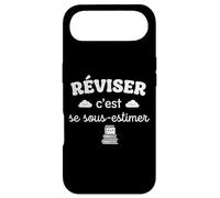 Réviser C'est se sous estimer Humour bac Étudiant Examen Coque pour iPhone Air