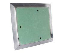 Révision Rabat Tapis de GK 150 x 300 mm Plâtre 12,5 mm Trappe de révision Révision Maintenance Porte 15 x 30 CM Maintenance ouverture trappe de nettoyage entretien avec cadre en aluminium adapté aux pièces humides Vert Construction à sec