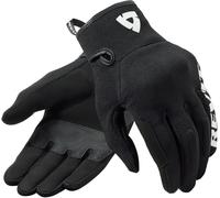 Revit Access Gants de moto, Noir/Blanc, Taille XS