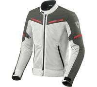Revit Airwave 3 Veste textile de moto, gris-blanc, taille S pour homme