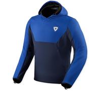 Revit Andon Sweat à capuche moto, bleu, taille XL pour homme
