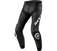 Revit Apex Pantalon de moto en cuir, Noir/Blanc, Taille 54/34