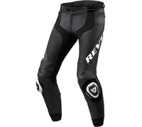 Revit Apex Pantalon de moto en cuir, Noir/Blanc, Taille 56/34