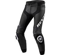 Revit Apex Pantalon en cuir de moto, schwarz/weiß, 52/34
