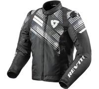 Revit Apex TL Blouson textile de moto, noir-blanc, taille S pour homme