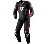 REV'IT! Combinaison en cuir Argon 3 perforée Rouge/Noir Taille 52 Homme