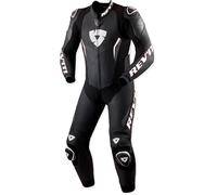 REV'IT! Combinaison moto en cuir Argon 3 une pièce perforée Noir/Blanc Taille 54 Homme