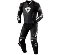 REV'IT! Combinaison moto cuir Argon 3 perforée 2 pièces Homme Noir/Blanc 46