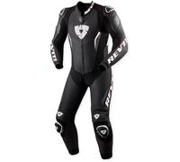 Revit Argon 3 Combinaison en cuir de moto en une pièce perforée, noir-blanc, taille 46 pour homme