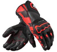 REV'IT! Gants moto Argon 3 été perforés Noir/Rouge Néon L Homme